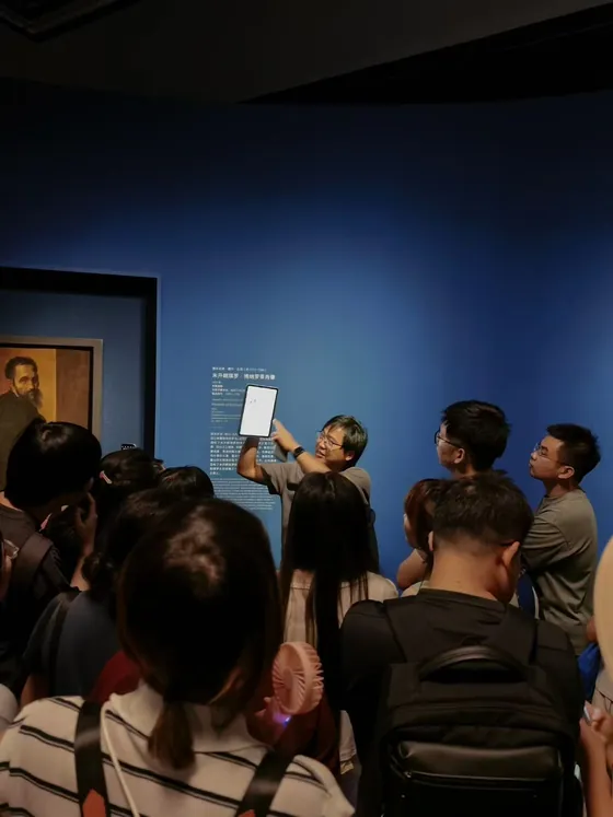 古典肖像讲解现场